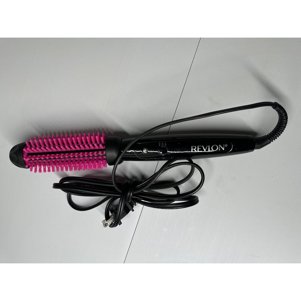 Revlon Silicone Heated Hair Styling Brush open box
